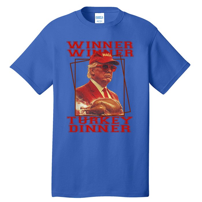 Trump Winner Winner Turkey Dinner Thanksgiving Tall T-Shirt