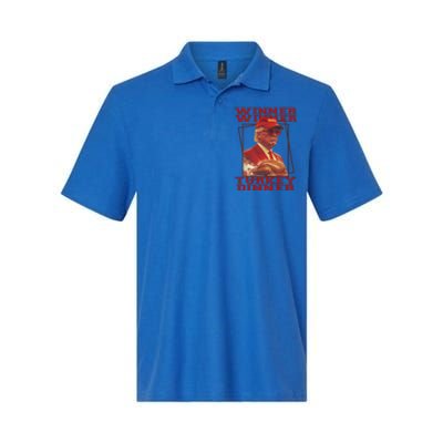 Trump Winner Winner Turkey Dinner Thanksgiving Softstyle Adult Sport Polo