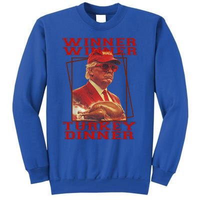 Trump Winner Winner Turkey Dinner Thanksgiving Tall Sweatshirt