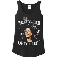 The Wicked Witch On The Left Funny Halloween Anti Harris Ladies Essential Tank