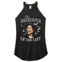 The Wicked Witch On The Left Funny Halloween Anti Harris Women's Perfect Tri Rocker Tank