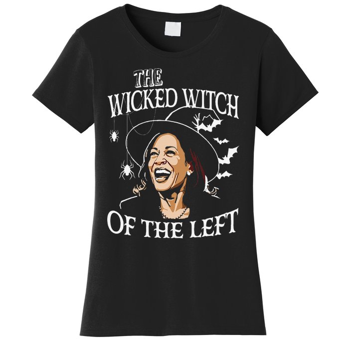 The Wicked Witch On The Left Funny Halloween Anti Harris Women's T-Shirt