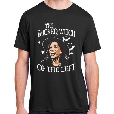 The Wicked Witch Of The Left Kamala Harris Halloween Witch Adult ChromaSoft Performance T-Shirt