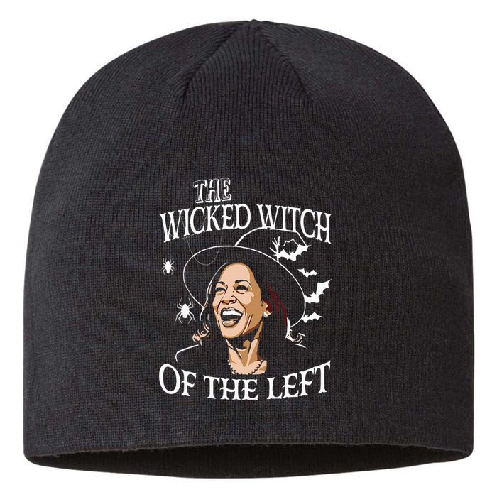 The Wicked Witch Of The Left Kamala Harris Halloween Witch Sustainable Beanie