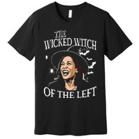 The Wicked Witch Of The Left Kamala Harris Halloween Witch Premium T-Shirt