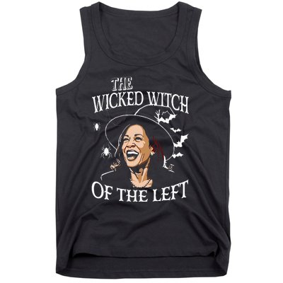 The Wicked Witch Of The Left Kamala Harris Halloween Witch Tank Top