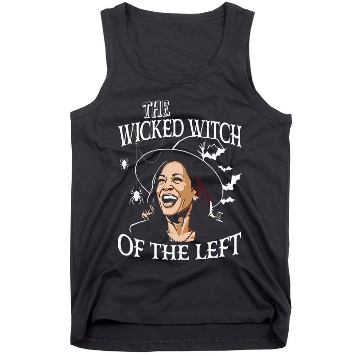 The Wicked Witch Of The Left Kamala Harris Halloween Witch Tank Top