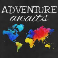 Travel Wanderlust World Map Adventure Traveler Gift 11oz C Handle Ceramic Mug