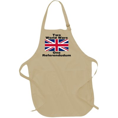 Two World Wars One Referendudum Full-Length Apron With Pockets