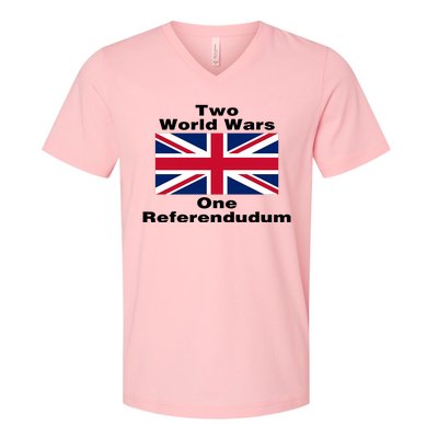 Two World Wars One Referendudum V-Neck T-Shirt