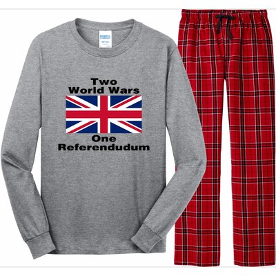 Two World Wars One Referendudum Long Sleeve Pajama Set