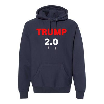 Trump Won Wins Again Winner Victory Headline 2024 Trump Won Premium Hoodie