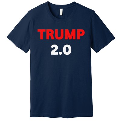 Trump Won Wins Again Winner Victory Headline 2024 Trump Won Premium T-Shirt