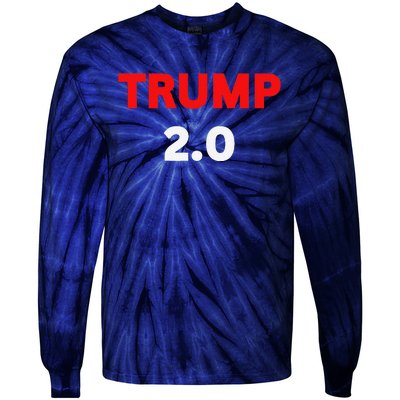 Trump Won Wins Again Winner Victory Headline 2024 Trump Won Tie-Dye Long Sleeve Shirt