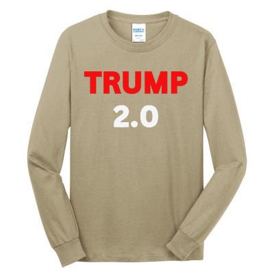 Trump Won Wins Again Winner Victory Headline 2024 Trump Won Tall Long Sleeve T-Shirt