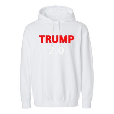 Trump Won Wins Again Winner Victory Headline 2024 Trump Won Garment-Dyed Fleece Hoodie