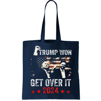 Trump We Won Wins Inauguration 47 Us President 2025 Election Tote Bag