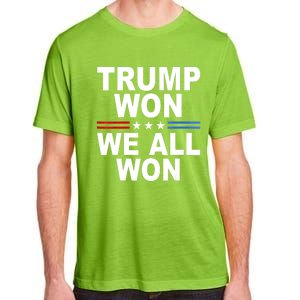 Trump Won We All Won 2024 Usa Flag Gift Adult ChromaSoft Performance T-Shirt