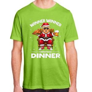 Trump Winner Winner Turkey Dinner Funny Trump Christmas Xmas Adult ChromaSoft Performance T-Shirt