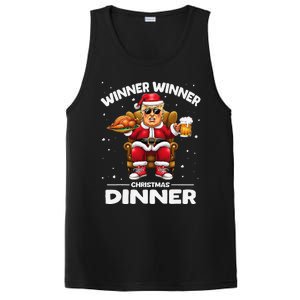 Trump Winner Winner Turkey Dinner Funny Trump Christmas Xmas PosiCharge Competitor Tank