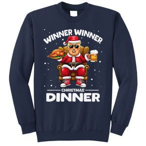 Trump Winner Winner Turkey Dinner Funny Trump Christmas Xmas Sweatshirt