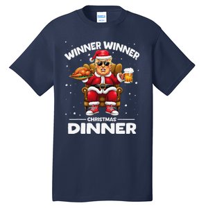 Trump Winner Winner Turkey Dinner Funny Trump Christmas Xmas Tall T-Shirt