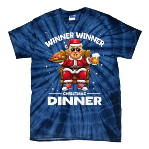 Trump Winner Winner Turkey Dinner Funny Trump Christmas Xmas Tie-Dye T-Shirt