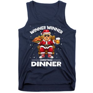 Trump Winner Winner Turkey Dinner Funny Trump Christmas Xmas Tank Top