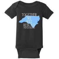 Together We Will Rebuild Wnc Strong Baby Bodysuit