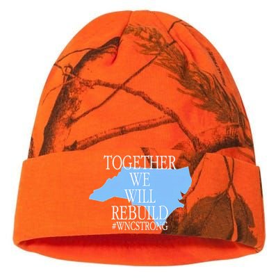 Together We Will Rebuild Wnc Strong Kati Licensed 12" Camo Beanie