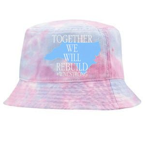 Together We Will Rebuild Wnc Strong Tie-Dyed Bucket Hat