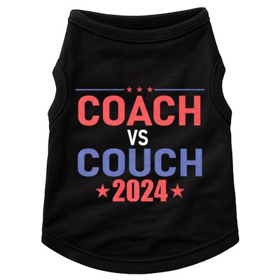 Tim Walz Waltz Vs Jd Vance 2024 Coach Vs Couch Doggie Tank