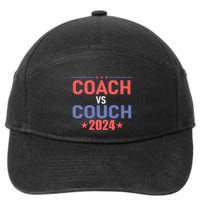 Tim Walz Waltz Vs Jd Vance 2024 Coach Vs Couch 7-Panel Snapback Hat