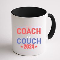 Tim Walz Waltz Vs Jd Vance 2024 Coach Vs Couch Mug
