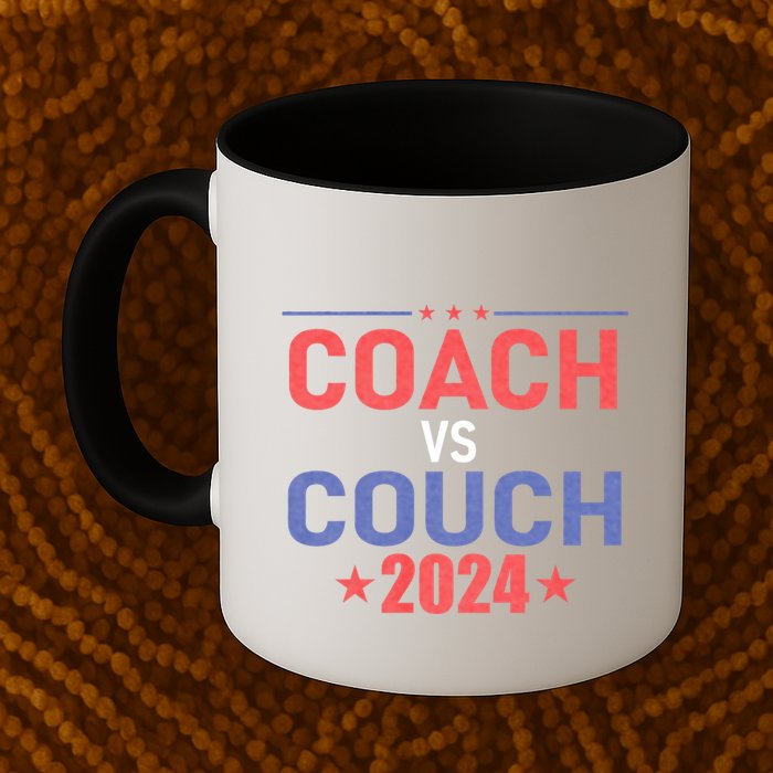 Tim Walz Waltz Vs Jd Vance 2024 Coach Vs Couch Mug