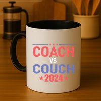 Tim Walz Waltz Vs Jd Vance 2024 Coach Vs Couch Mug