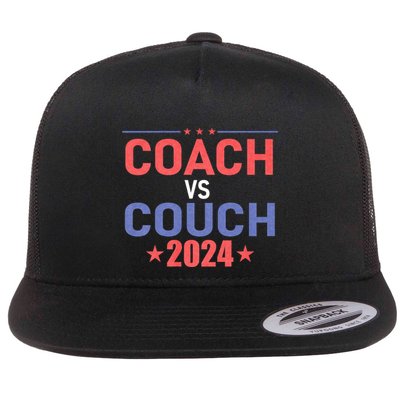 Tim Walz Waltz Vs Jd Vance 2024 Coach Vs Couch Flatbill Hat