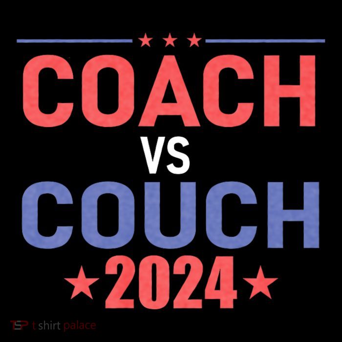 Tim Walz Waltz Vs Jd Vance 2024 Coach Vs Couch Kids T-Shirt
