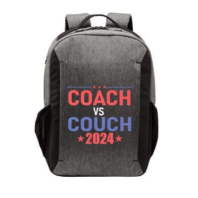 Tim Walz Waltz Vs Jd Vance 2024 Coach Vs Couch Vector Backpack