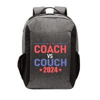 Tim Walz Waltz Vs Jd Vance 2024 Coach Vs Couch Vector Backpack