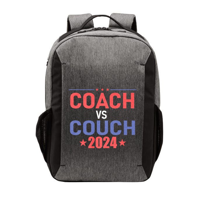 Tim Walz Waltz Vs Jd Vance 2024 Coach Vs Couch Vector Backpack
