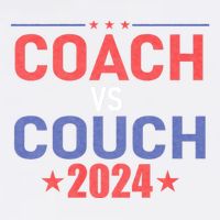 Tim Walz Waltz Vs Jd Vance 2024 Coach Vs Couch Garment-Dyed Sweatshirt