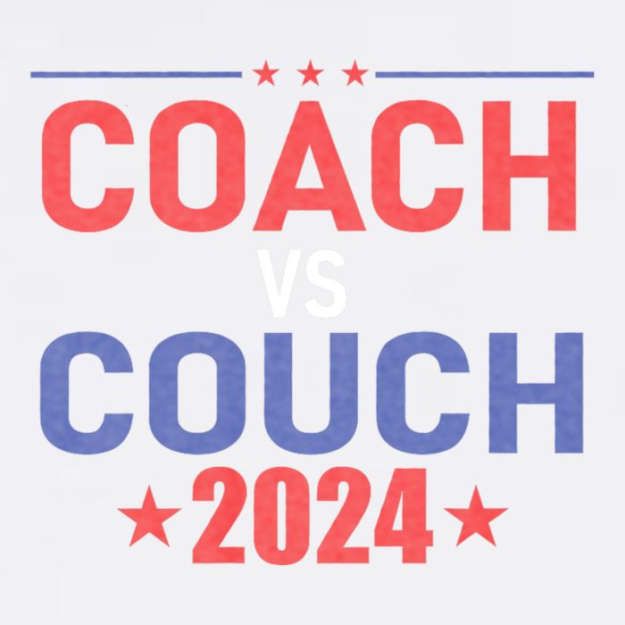 Tim Walz Waltz Vs Jd Vance 2024 Coach Vs Couch Garment-Dyed Sweatshirt