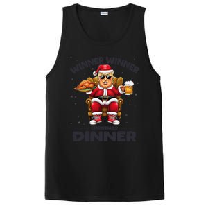 Trump Winner Winner Turkey Dinner Funny Trump Christmas Xmas PosiCharge Competitor Tank