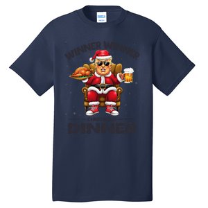 Trump Winner Winner Turkey Dinner Funny Trump Christmas Xmas Tall T-Shirt