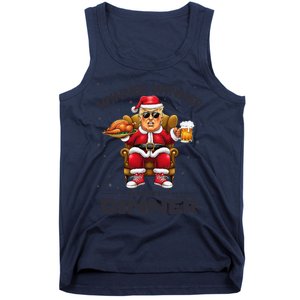 Trump Winner Winner Turkey Dinner Funny Trump Christmas Xmas Tank Top