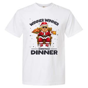 Trump Winner Winner Turkey Dinner Funny Trump Christmas Xmas Garment-Dyed Heavyweight T-Shirt