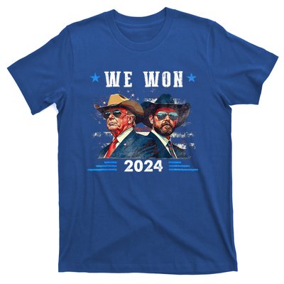 Trump We Won Wins Inauguration 47 Us President 2025 Election T-Shirt