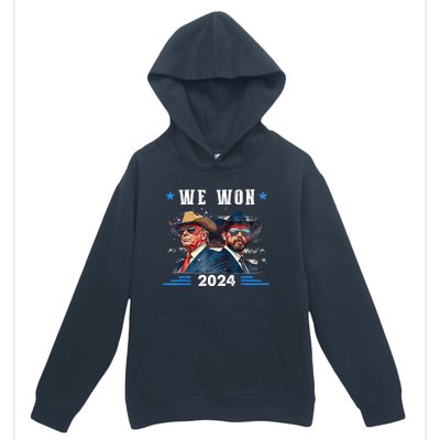 Trump We Won Wins Inauguration 47 Us President 2025 Election Urban Pullover Hoodie