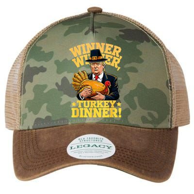 Trump Winner Winner Turkey Dinner Legacy Tie Dye Trucker Hat